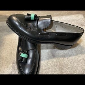 ALDEN 664 TASSEL MOCCASIN BLACK SHELL CORDOVAN